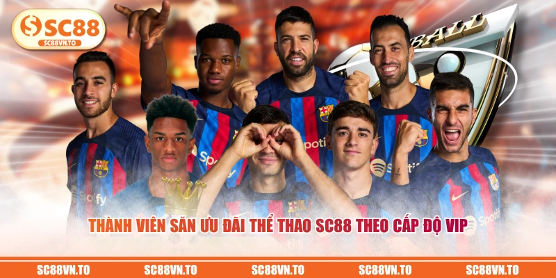 Thành viên săn ưu đãi Thể Thao SC88 theo cấp độ VIP 